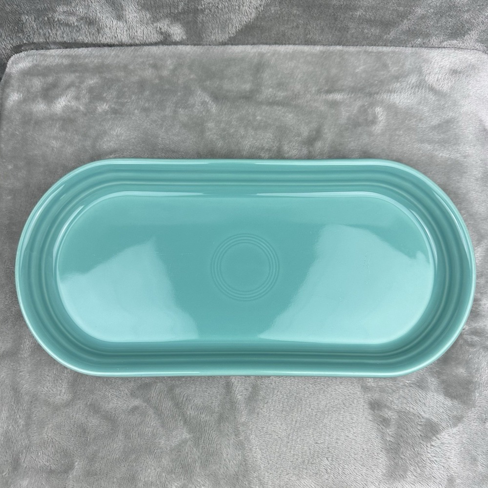 Fiesta Fiestaware Homer Laughlin Bread Tray Turquoise